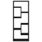 Preview: Wandregal Schwarze Eiche 36 x 16 x 90 cm Holzwerkstoff