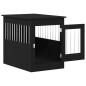 Preview: Hundebox-Möbel Schwarze Eiche 80 x 55 x 68 cm Holzwerkstoff