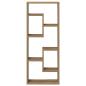 Preview: Wandregal Artisan-Eiche 36 x 16 x 90 cm Holzwerkstoff