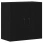Preview: Wandschrank Schwarze Eiche 60 x 31 x 60 cm Holzwerkstoff