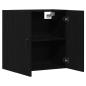 Preview: Wandschrank Schwarze Eiche 60 x 31 x 60 cm Holzwerkstoff