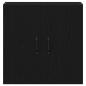 Preview: Wandschrank Schwarze Eiche 60 x 31 x 60 cm Holzwerkstoff
