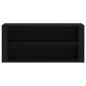 Preview: Schuhbank Schwarze Eiche 100 x 35 x 45 cm Holzwerkstoff