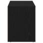 Preview: Schuhbank Schwarze Eiche 100 x 35 x 45 cm Holzwerkstoff