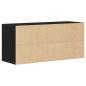 Preview: Schuhbank Schwarze Eiche 100 x 35 x 45 cm Holzwerkstoff