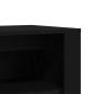 Preview: Schuhbank Schwarze Eiche 100 x 35 x 45 cm Holzwerkstoff