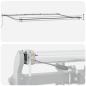 Preview: automatische einziehbare Markise mit LED in Gelb und Orange 600x300 cm