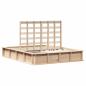 Preview: Bettgestell mit Hochklapp-Speicher 150x200 cm Massivholz Kiefer