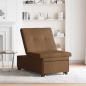 Preview: Schlafsofa 3-in-1 Auszieh-Design braunes Kunstleder