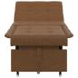 Preview: Schlafsofa 3-in-1 Auszieh-Design braunes Kunstleder