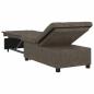 Preview: 3-in-1 Schlafsofa Dunkelgraues Faux Wildleder