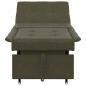 Preview: Sofa Bed 3-in-1 Ausziehbares Design Armeegrünes Faux Wildleder