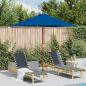 Preview: ARDEBO.de - Sonnenschirm mit Holzmast Blau 150x200 cm