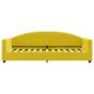 Preview: Tagesbett mit Matratze Gelb 80x200 cm Samt