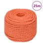 Preview: ARDEBO.de - Arbeitsseil Orange 24 mm 25 m Polypropylen