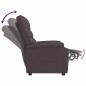 Preview: ARDEBO.de - Relaxsessel Dunkelbraun Stoff