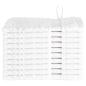 Preview: Waschhandschuhe 10 pcs Weiß 15 x 21 cm Baumwolle