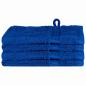 Preview: Waschhandschuhe 4 pcs Blau 15 x 21 cm Baumwolle