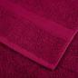 Preview: Waschhandschuhe 10 pcs Bordeaux 15 x 21 cm Baumwolle