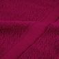 Preview: Waschhandschuhe 10 pcs Bordeaux 15 x 21 cm Baumwolle