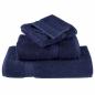 Preview: Waschhandschuhe 4 pcs Marineblau 15 x 21 cm Baumwolle