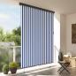 Preview: Outdoor Rollo Gestreift Verstellbar Blau und weiß 200 x 250 cm Stoff