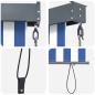 Preview: Outdoor Rollo Gestreift Verstellbar Blau und weiß 200 x 250 cm Stoff