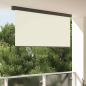 Preview: ARDEBO.de - Outdoor Rollo Gestreift Verstellbar Creme 200 x 250 cm Stoff