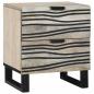 Preview: Nachttische mit Schubladen 2 pcs Walnuss 40 x 33.5 x 46 cm