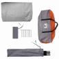 Preview: Fahrradgarage mit Dach Grau und Orange 256 x 222 x 182 cm Taft