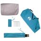 Preview: Fahrradgarage mit Dach mit Speicher Blau 218 x 156 x 180 cm