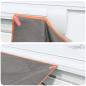 Preview: Wasserfeste Plane Grau und Orange 350 x 240 cm