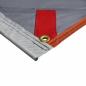 Preview: Wasserfeste Plane Grau und Orange 350 x 240 cm