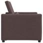 Preview: 3-in-1 Einzel-Sofabett Dunkelbraun Stoff