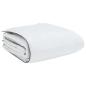 Preview: Winterbettdecke Weiß 155 x 200 cm 105gsm Pfirsich-Polyester