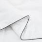 Preview: Winterbettdecke Weiß 155 x 200 cm 105gsm Pfirsich-Polyester