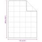 Preview: Winterbettdecke Weiß 155 x 200 cm 105gsm Pfirsich-Polyester