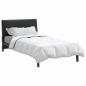 Preview: Winterbettdecke Weiß 135 x 220 cm 105gsm Pfirsich-Polyester