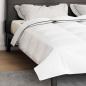 Preview: Winterbettdecke Weiß 240 x 260 cm 105gsm Pfirsich-Polyester