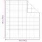 Preview: Winterbettdecke Weiß 240 x 260 cm 105gsm Pfirsich-Polyester