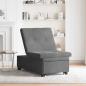 Preview: Sofa Bett mit Rad Dunkelgrau 194 x 50 x 82 cm