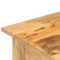 Preview: Beistelltisch 43×43×40 cm Massivholz Mango