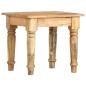 Preview: Beistelltisch 43×43×40 cm Massivholz Mango