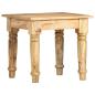 Preview: Beistelltisch 43×43×40 cm Massivholz Mango