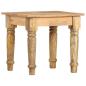 Preview: Beistelltisch 43×43×40 cm Massivholz Mango