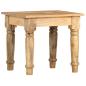 Preview: Beistelltisch 43×43×40 cm Massivholz Mango