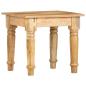 Preview: Beistelltisch 43×43×40 cm Massivholz Mango