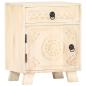 Preview: Nachttisch 40 x 30 x 50 cm Massivholz Mango