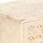 Preview: Nachttisch 40 x 30 x 50 cm Massivholz Mango
