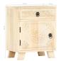 Preview: Nachttisch 40 x 30 x 50 cm Massivholz Mango